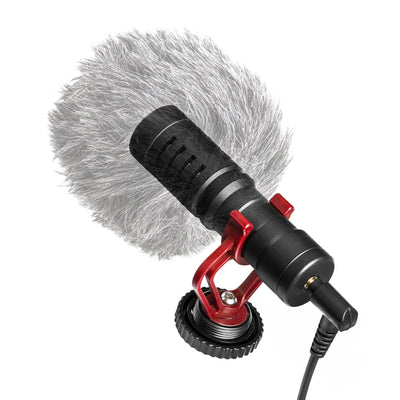 Hridz Cardioid Lavalier Shotgun Microphone For On-Camera & Smartphone