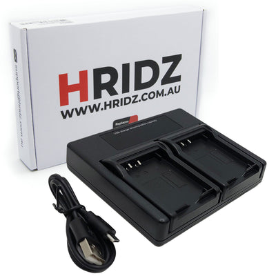 Hridz EN-EL12 Dual Battery Charger for Nikon Coolpix AW/P/S Series Cameras