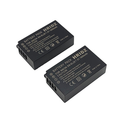 Hridz EN-EL20 Battery for Nikon EN-EL20 EL20A J1 J2 J3 S1 V3 A AW1 EL20A