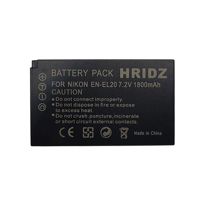Hridz EN-EL20 Replacement Battery for Nikon 1 J1/J2/J3/S1/V3 & Coolpix A