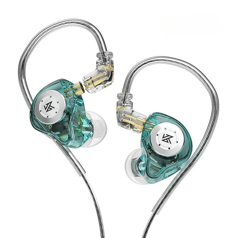 Hridz Edx Pro In ear monitors Wired Earphones No-Mic IEM HIFI Stereo Bass Music Earbuds IEM