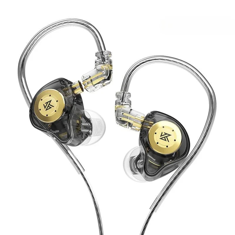 Hridz Edx Pro In ear monitors Wired Earphones No-Mic IEM HIFI Stereo Bass Music Earbuds IEM