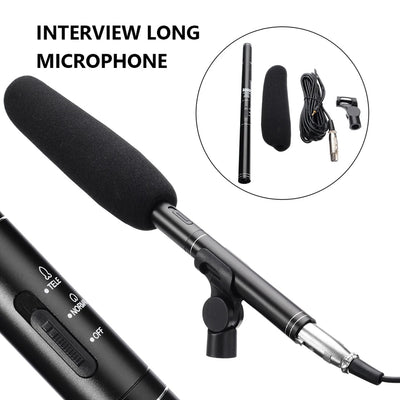 Hridz HZ-320 Shotgun Microphone Professional Recording Studio Condenser Mic for Audio Recording