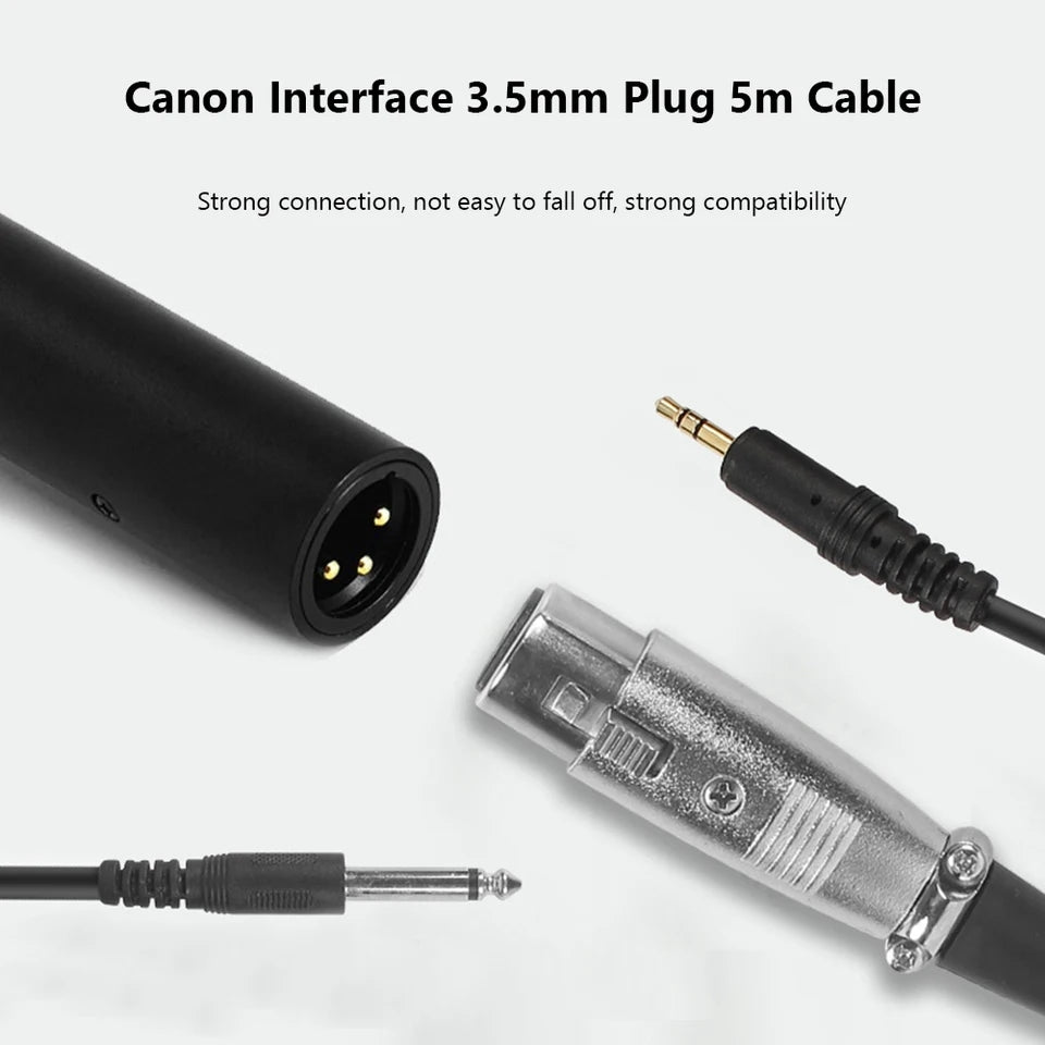 Hridz HZ-320 Shotgun Microphone Professional Recording Studio Condenser Mic for Audio Recording