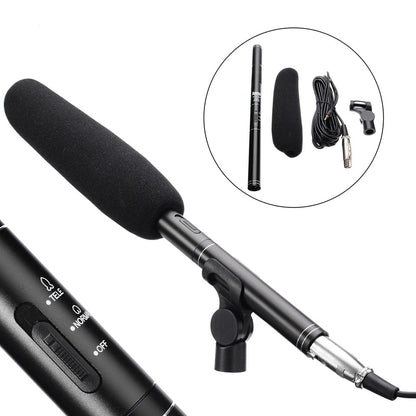 Hridz HZ-320 Shotgun Microphone Professional Recording Studio Condenser Mic for Audio Recording