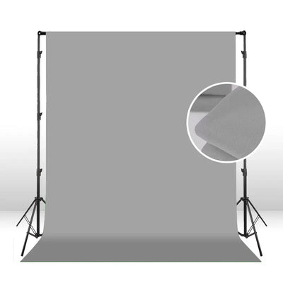 Hridz Heavy Duty Photography Backdrop Kit: 2.6x3M Stand & Muslin Backdrops for Studio & Home