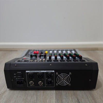 Hridz KG-4 / KG-6 / KG-8 Powered Audio Mixer 600W × 2 with Bluetooth, USB & Built-In Effects