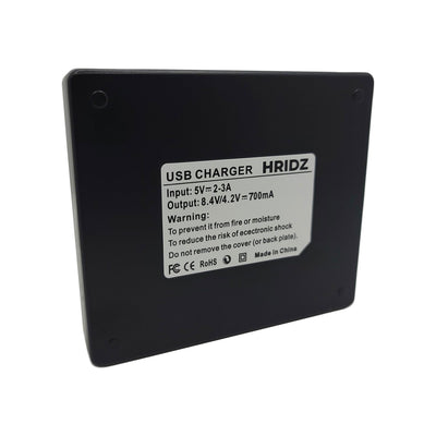 Hridz LP-E12 Dual Smart LCD Charger for Canon EOS M/M2/M10/M50/M100/M200 & PowerShot SX70 HS