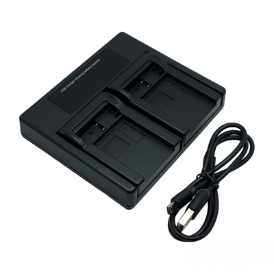 Hridz LP-E17 Dual Battery Charger for Canon EOS R8, R50, RP, M6, 200D, 77D, 750D & 800D