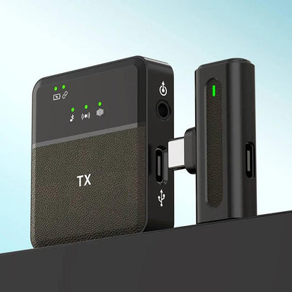 Hridz Lavalier Lapel Wireless Microphone For DSLR Camera Phone Computer Filmmaking Vlogging