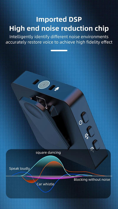 Hridz Lavalier Lapel Wireless Microphone For DSLR Camera Phone Computer Filmmaking Vlogging