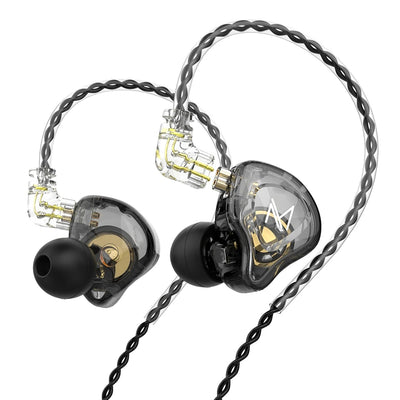 Hridz MT1 HIFI In-Ear Monitor IEM Earphone No Mic DJ Monitor Earphones Dynamic Noise Cancelling
