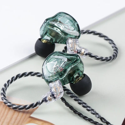 Hridz MT1 HIFI In-Ear Monitor IEM Earphone No Mic DJ Monitor Earphones Dynamic Noise Cancelling