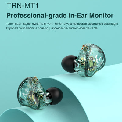 Hridz MT1 HIFI In-Ear Monitor IEM Earphone No Mic DJ Monitor Earphones Dynamic Noise Cancelling