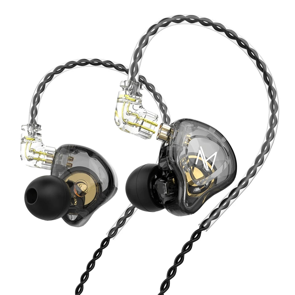 Hridz MT1 HiFi In-Ear Monitor Earphones – With or Without Mic, Dynamic DJ Monitors