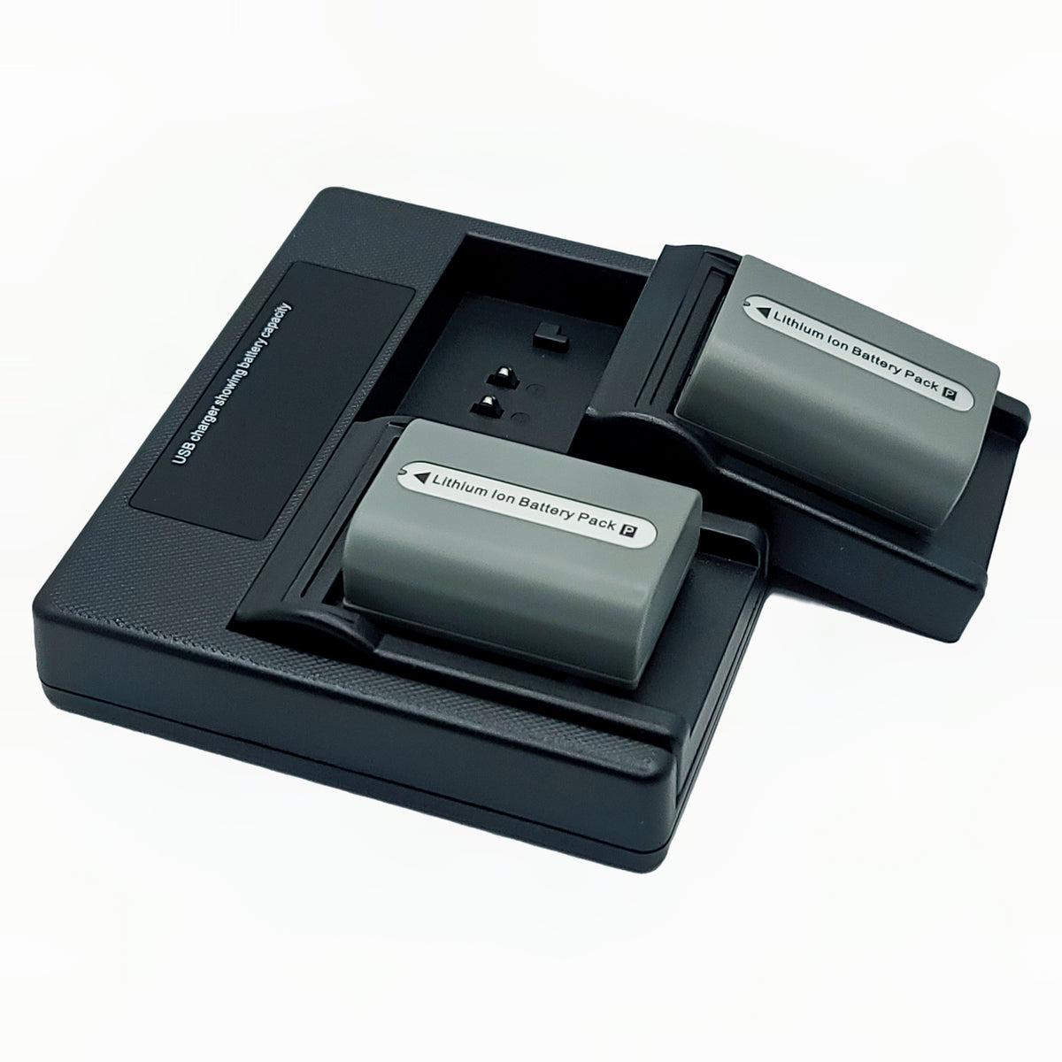 Hridz NP-FP50 2 Batteries & Dual Charger Set for Sony DCR-HC/DVD/SR Series Camcorders