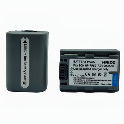 Hridz NP-FP50 Replacement Battery for Sony DCR-HC/DVD/SR Series Camcorders