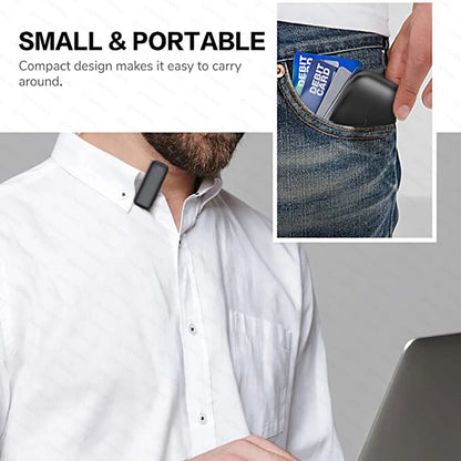 Hridz Professional Audio Wireless Lavalier Microphone Set with In-built noise reduction