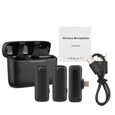 Hridz Professional Audio Wireless Lavalier Microphone Set with In-built noise reduction