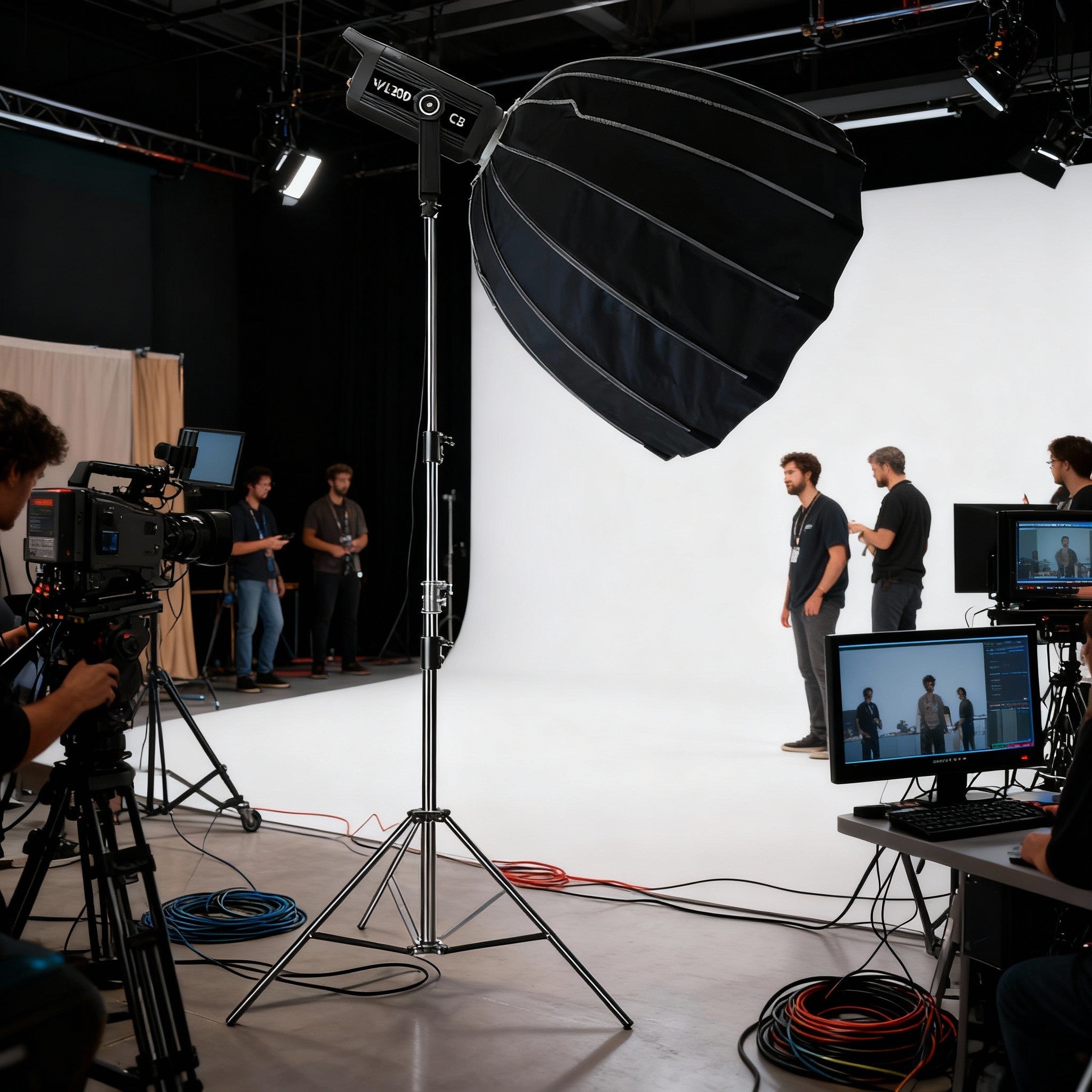 Hridz Quick-Setup Octagon Softbox with Bowens Mount for Studio Flash & LED Video Light – 65cm / 90cm with Grid & Diffuser Cloth