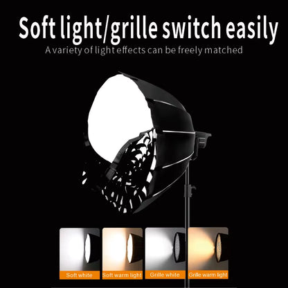 Hridz Quick-Setup Octagon Softbox with Bowens Mount for Studio Flash & LED Video Light – 65cm / 90cm with Grid & Diffuser Cloth