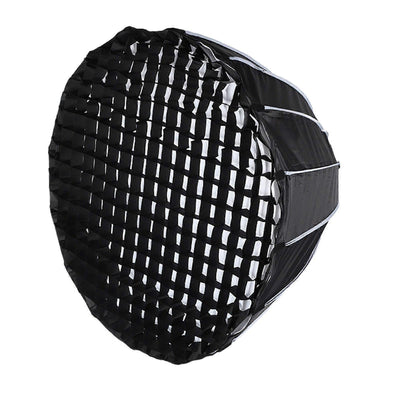 Hridz Quick-Setup Octagon Softbox with Bowens Mount for Studio Flash & LED Video Light – 65cm / 90cm with Grid & Diffuser Cloth