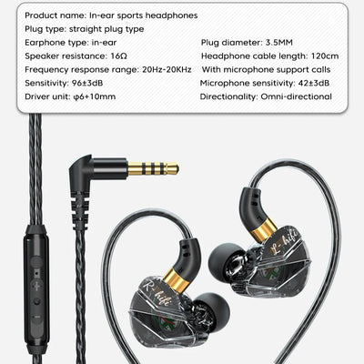 Hridz R-HiFi S16 Type-C Wired Gaming In Ear Earphones with Microphone HiFi Bass for Gaming, Music & Calls