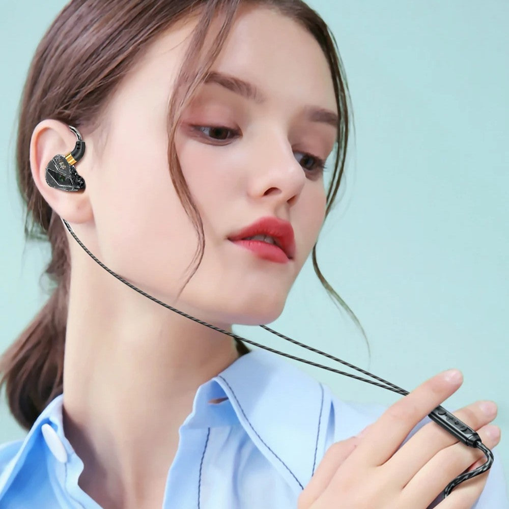 Hridz R-HiFi S16 Wired Gaming Earphones with Microphone – HiFi Bass Stereo In-Ear Headphones for Gaming, Music & Calls | Type-C