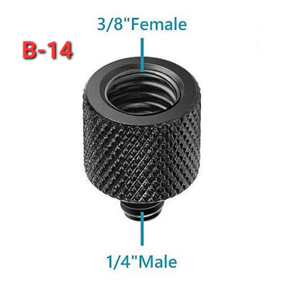 Hridz Tripod Screw Adapter – 1/4" to 3/8" Spigot Converter for Camera, Flash & Mic Rigs
