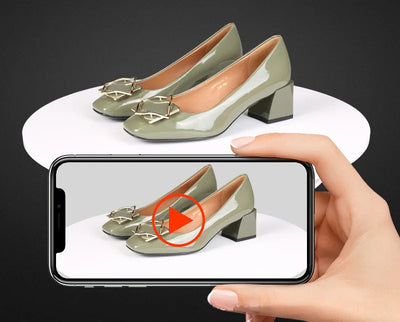 Hridz Turntable Electric Mirror Display Stand 360 Rotate Speed 15Kgs Capacity Exhibition Motorized Base