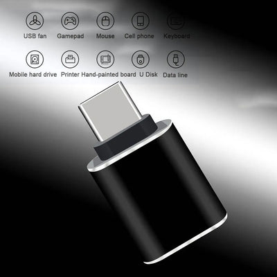 Hridz USB-C to USB 3.0 OTG Adapter — High-Speed Metal Converter for MacBook, iPad Pro & Android
