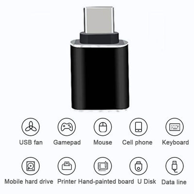 Hridz USB-C to USB 3.0 OTG Adapter — High-Speed Metal Converter for MacBook, iPad Pro & Android