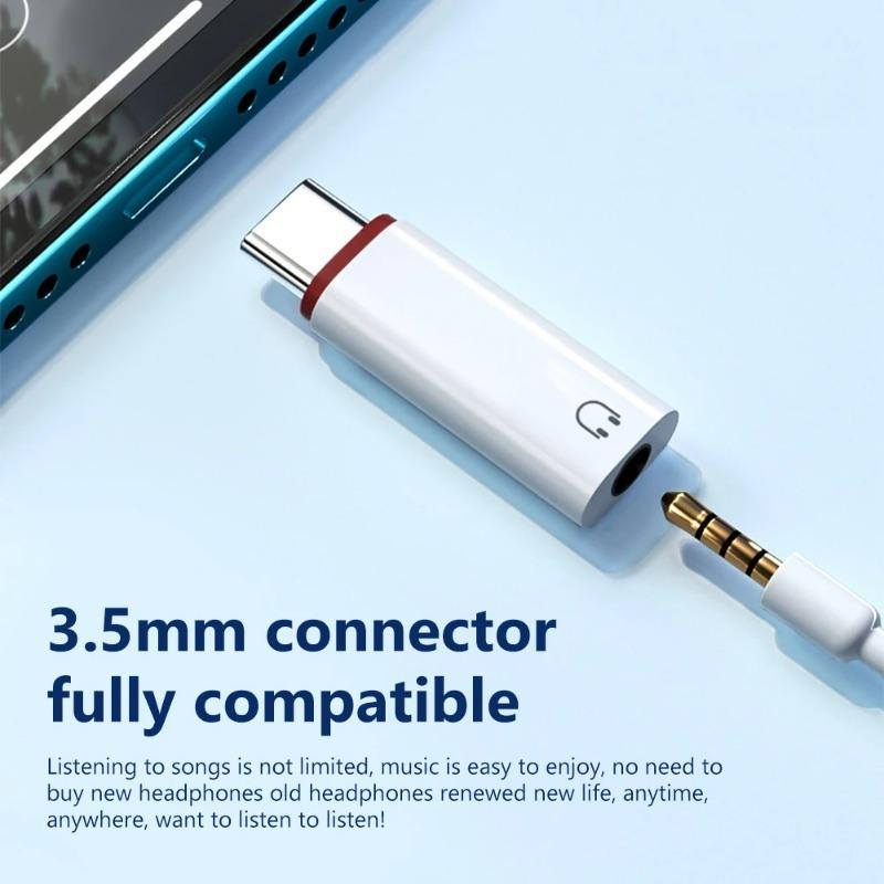 Hridz USB Type-C to 3.5mm Female Audio Adapter – Headphone Jack Converter AUX OTG for Samsung, Xiaomi Redmi & Huawei