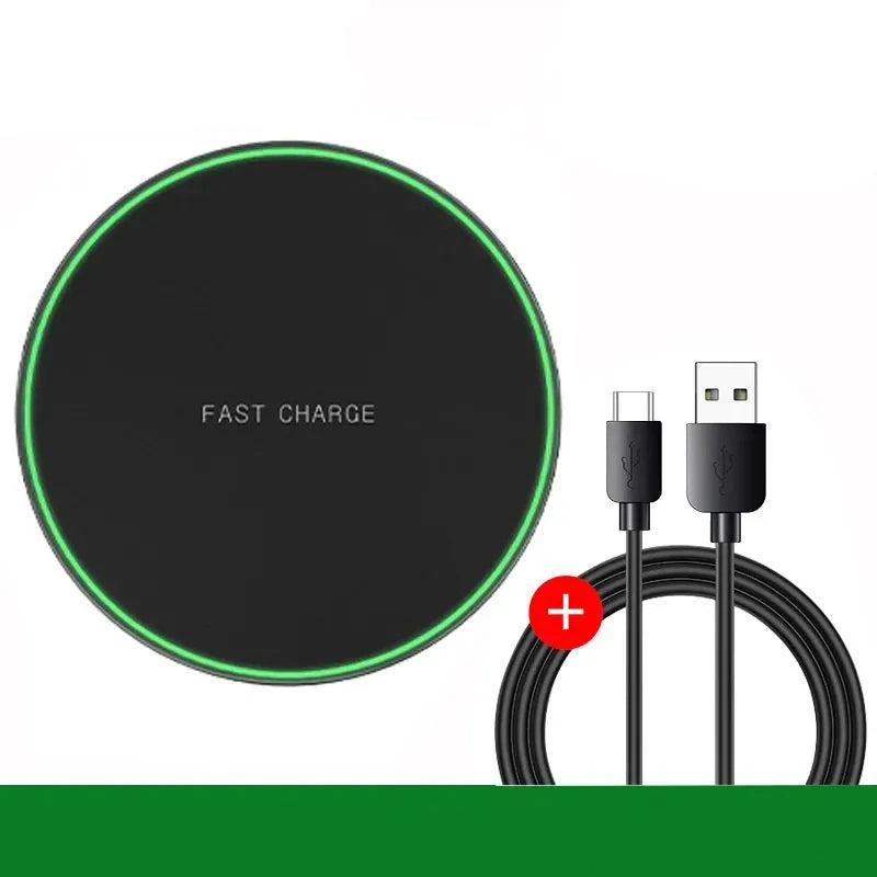 Hridz Ultra Fast Wireless Charger Slim Pad For Samsung Xiaomi Huawei iPhone