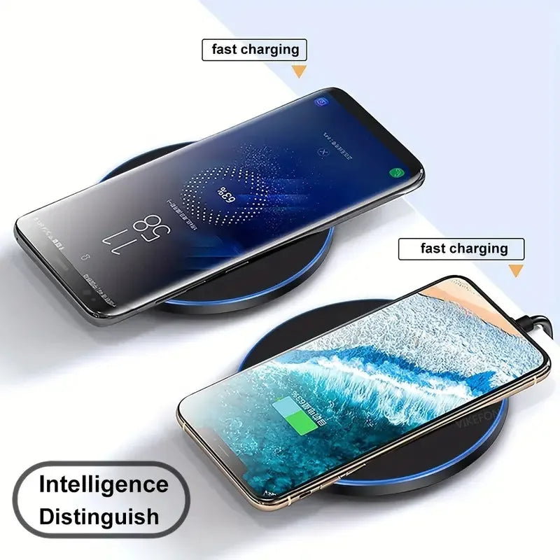 Hridz Ultra Fast Wireless Charger Slim Pad For Samsung Xiaomi Huawei iPhone