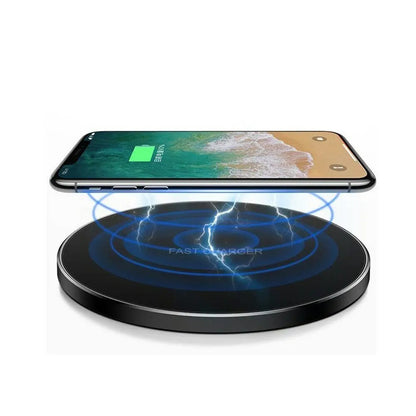 Hridz Ultra Fast Wireless Charger Slim Pad For Samsung Xiaomi Huawei iPhone