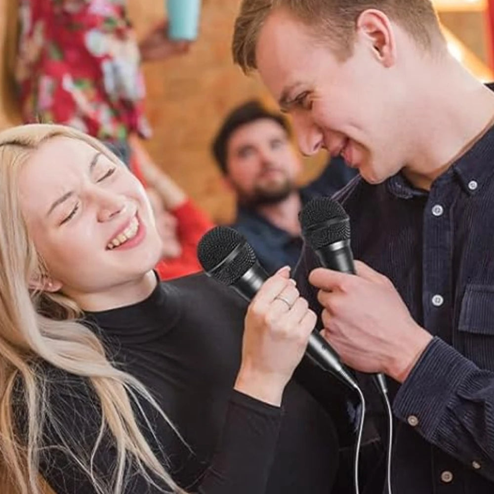 Hridz Wired Dynamic Microphone - Handheld Karaoke & Vocal Mic with 1.9M Cable & On/Off Switch