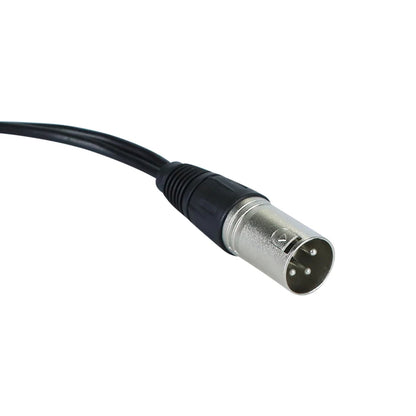 Hridz XLR 1 Male to 2 Female Y Splitter Audio Cable 50cm – Professional Mic Adapter Cord for Mixer & Studio Use