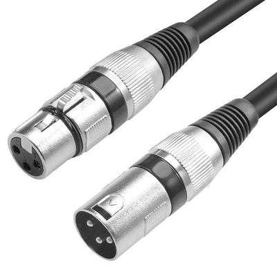 Hridz XLR Audio Cable Male to Female High-Fidelity Sound for Microphones Mixers Speakers & Amplifiers