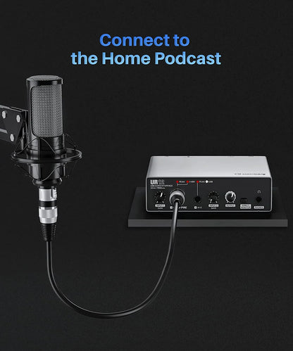 Hridz XLR Audio Cable Male to Female High-Fidelity Sound for Microphones Mixers Speakers & Amplifiers