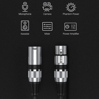 High Quality XLR Cable Male To Female Audio Output to Input for KTV Microphone Hridz