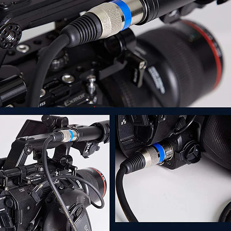 Hridz XLR Cable Male to Female – Balanced Microphone Lead for Mics, Mixers & Speakers