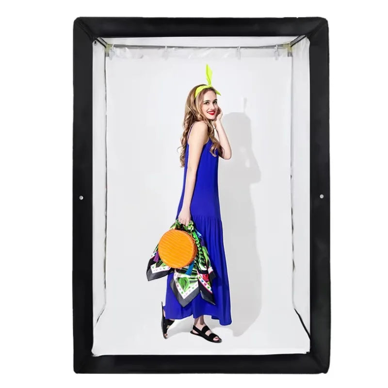 Hridz 200x120x100cm Extra-Large LED Photo Studio Light Box – 180W Softbox Tent for Model, Portrait, and Product Photography