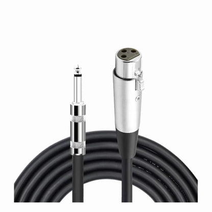 Hridz 3M High-Quality XLR Female to 6.35mm TRS Audio Cable – Professional Microphone & Speaker Cable for Mixers, Guitars & Audio Equipment