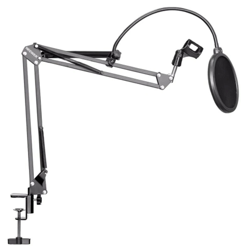 Hridz HM-800 Professional Studio Condenser Microphone with Sound card – Black Edition