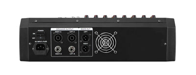 Hridz KG-4 / KG-6 / KG-8 Powered Audio Mixer 600W × 2 with Bluetooth, USB & Built-In Effects