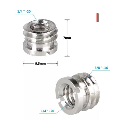 Male to Female Thread Screw Mount Adapter Converter Spigot Screw Mount Screw