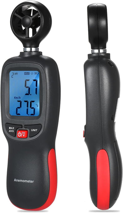 Mini Digital Lux Meter 200000 Lux Light Meter LCD Temp Sensor Max/Min Hold