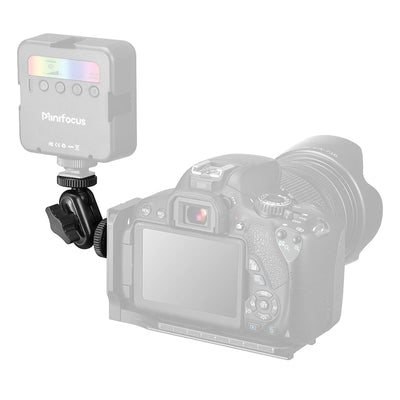 Mini Double Ball Head Magic Arm Mount 360° with 1/4” Screw for GoPro, DSLR, Monitor & Video Light