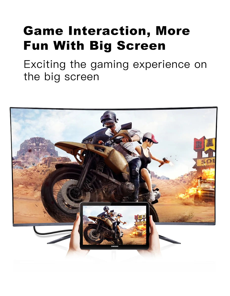 Mini HDMI to HDMI Cable V1.4 3D with Ethernet 4K HD 1080p Tablet Smart Phone solid build